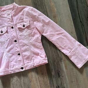 Vintage Early 2000s Kali Wear Corduroy Mini Jacket in Soft Pink Size: Large (L)